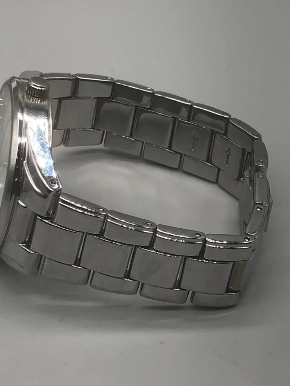 3/$30 Anne Klein Watch Women Silver Tone Water Resistant New Battery 6.75 Inch